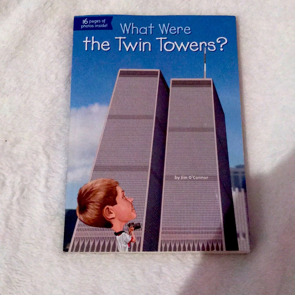 I’m selling the what where the twin towers it is amazing book for kids to read
